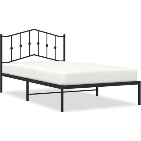 Maison Exclusive - Estructura cama sin colchón con cabecero metal (1/5)