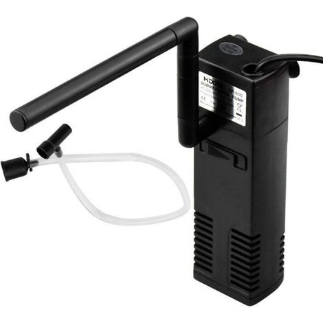 Filtre Intérieur pour Aquarium - CITY - 20L-60L - Réglable - Éponges Filtrantes - 300 L/H (1/3)