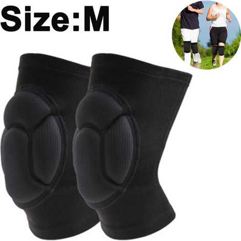 Genouillères - Mousse EVA Épaisse - Protection Antidérapante pour Sports Extérieurs - Basketball Football VTT Escalade - Taille Unique (1/5)