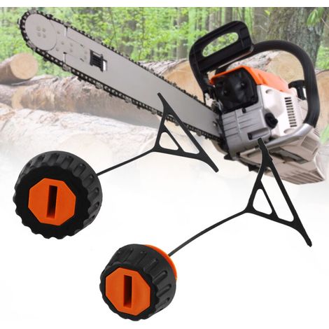 Tappo serbatoio carburante, 2 pezzi, per motoseghe STIHL 028 038 020 021 023 024 025 026 034 036 048 (1/3)