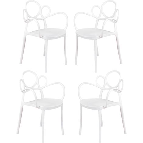 Nest Dream - Lot de 4 chaises design - Dream - Blanc (1/5)