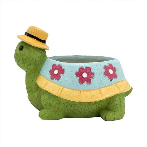 Cute Turtle pot de fleur pot de plantation pour intérieur et extérieur (1/5)