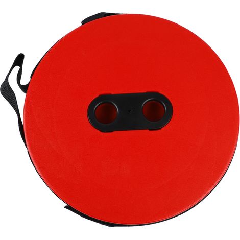 Tabouret télescopique pliable et portable, idéal pour la pêche (rouge). (1/5)