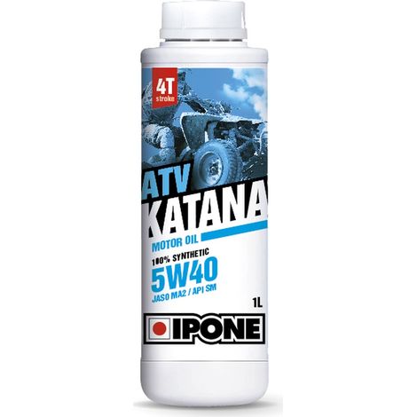 Aceite de motor sintético éster MA2 Ipone Katana ATV 5W40 1L