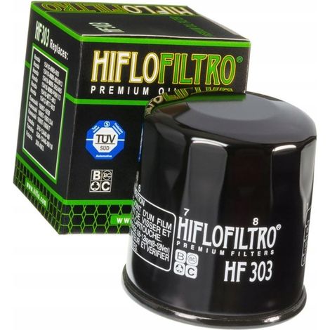Filtre à huile Hiflo HF303 HF 303 Cbr XL Vfr Er6 ZX6r Zx10r XV XVZ R1 Fazer R6 (1/3)