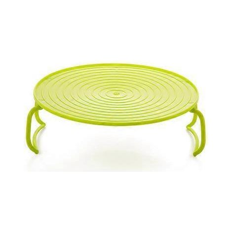 Panier vapeur pliable, support pour plateau micro-ondes, support pour casseroles isothermes, panier vapeur de cuisine, étagère de rangement alimentaire à plusieurs niveaux, étagère de rangement alimen (1/2)