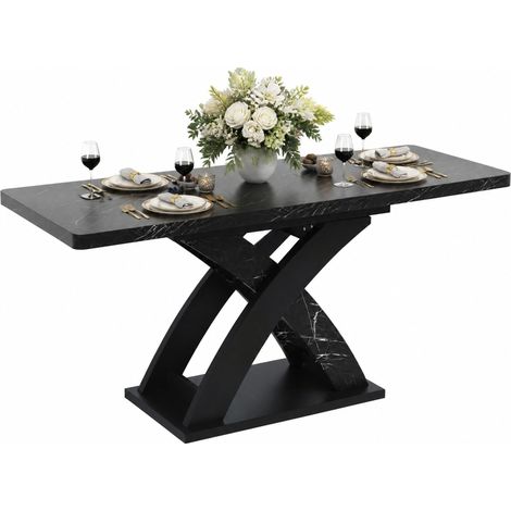 ELVMI Tavolo Da Pranzo Estensibile con Piedini Regolabili e Blocco, Cucina, 120×80×75 cm (1/5)