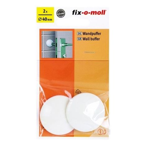 Fix-o-moll Boccetta Murale Adesiva Ø40mm bianco2 - Fix-o-moll