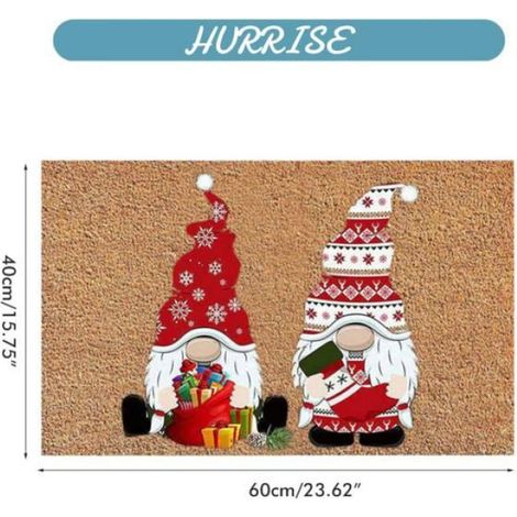 Sonew Paillasson de Noël Paillasson de bienvenue de noël, Gnome nain, tapis Anti-salissure pour la maison, salle de deco suspendre (1/5)
