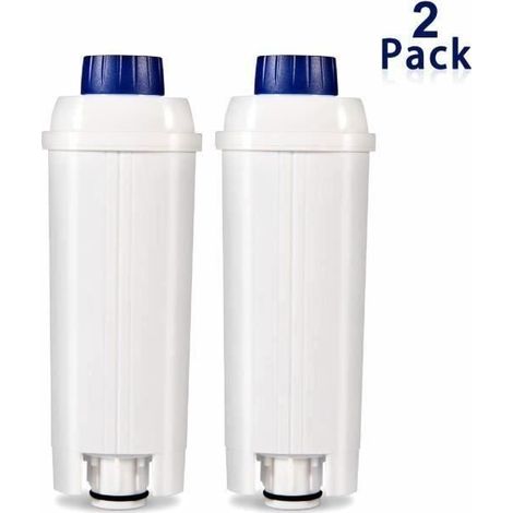 Lot de 2 filtres à eau pour machines à café Delonghi de'longhi dlsc002 Compatible avec Delongie ECAM, Esam ETAM, BCO, EC (1/4)