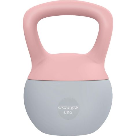 6-kg-Kettlebell – Flexibler Körper und flache Basis – Ergonomischer, rutschfester Griff für Heimfitness und Krafttraining (1/5)