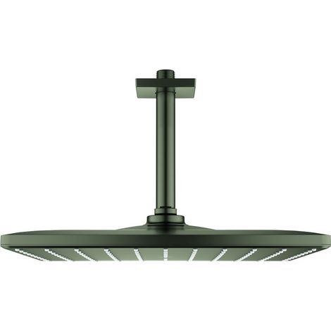 Grohe Rainshower Mono 310 Cube Kopfbrauseset, Deckenauslass 142mm, 1 Strahlart, max. Durchfluss 7,5l/min, Satin Graphite (1/4)