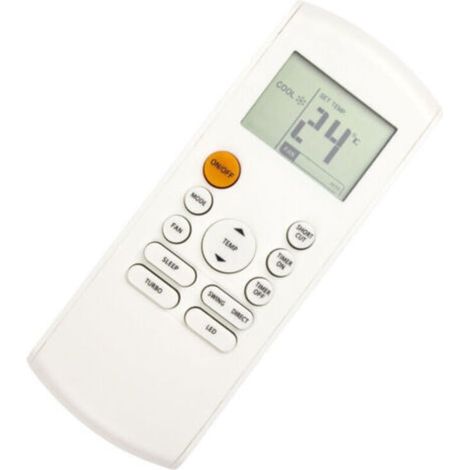 Telecomando per condizionatore con retroilluminazione a LED, ricambio per modello RG57B-BGE. (1/4)