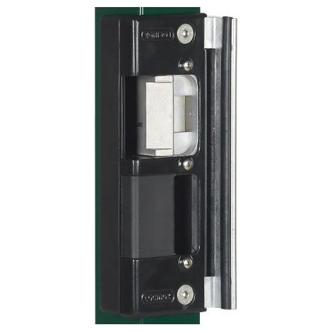 Locinox – Gâche électrique pour serrure à encaster – Fonctionnement à émission – Étanche aux intempéries – Résistance à la poussée 500 kg
