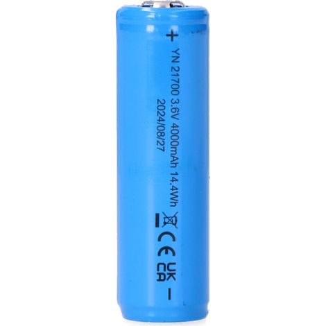 Batterie de remplacement 21700 3,6 V 4000 mAh 14,4 Wh pour 36161