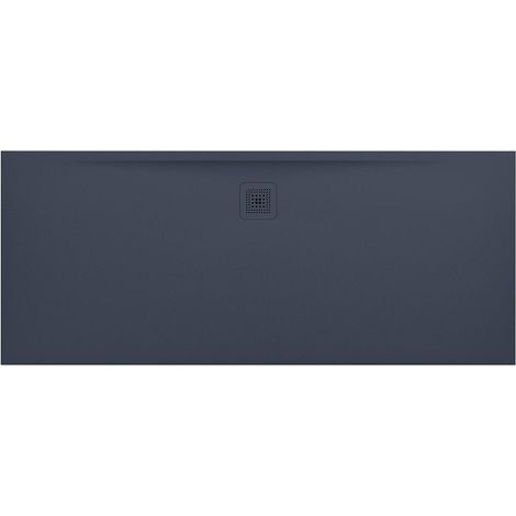 Receveur de douche LAUFEN PRO, rectangulaire, bonde côté long 1800 x 75 x 33 mm anthracite LAUFEN