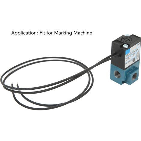 Électrovanne simple 1/8 pouce 35 A ACA DDFA 1BA DC24V haute puissance, adaptée aux machines de marquage (1/5)