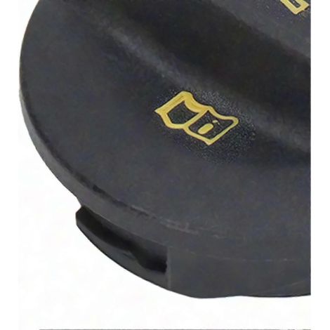 2 bouchons de réservoir d'huile noirs ABS 06K103485A pour moteurs 1.8L 2.0L, capuchon de remplissage, compatible CC 2012-2017, kit de 2 pièces (1/2)