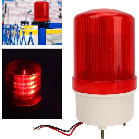 Alarme silencieuse LTE-1101 avec voyant d'alarme rotatif et voyant d'avertissement clignotant (24V) (1/5)