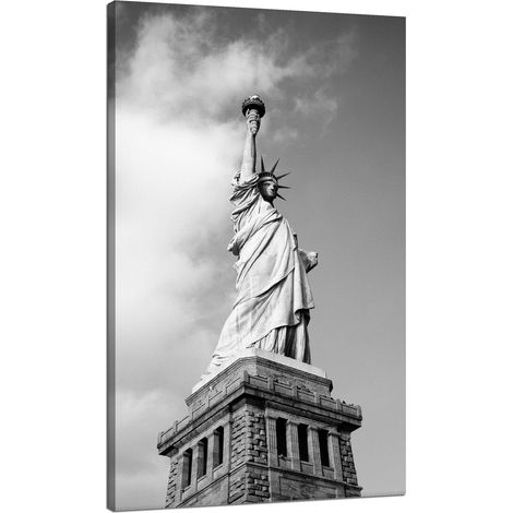 Cuadro sobre lienzo: Arquitectura, Estatua de la Libertad, 70x120 cm