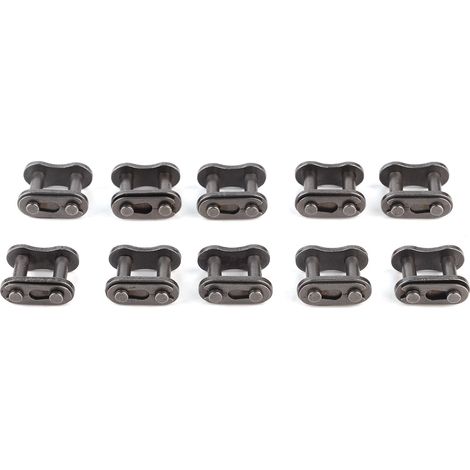 10 Pièces Maillon de Jonction Chaîne 428 en Acier pour Motos - Maître Lien Connecteur (1/5)