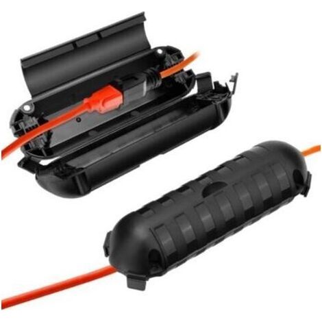 Boîtier de protection étanche pour prise électrique – Lot de 2 – IP54 – Plastique PP haute qualité – Pour environnements extérieurs difficiles (1/5)