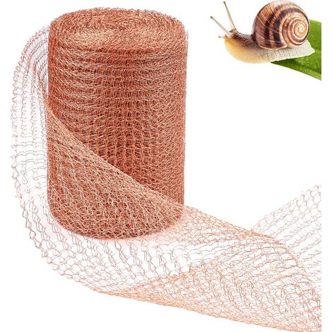 Ruban de cuivre Contre Les limaces et Les escargots, Double Couche, Clôture en cuivre Coupable, 12 m x 12,7 cm, pour prévenir Les Souris de Jardin, Les Oiseaux et Les escargots (1/5)