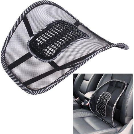 Supporto lombare, supporto lombare per sedia da ufficio, cuscino in rete per auto, schienale ortopedico, correttore per sedia, sollievo dal mal di schiena e dalla pressione (1/5)