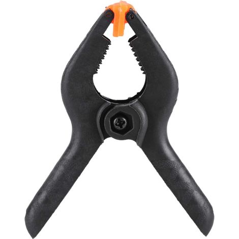 Pince bois 10 pièces 3" plastique/métal noir, pour menuiserie (1/5)