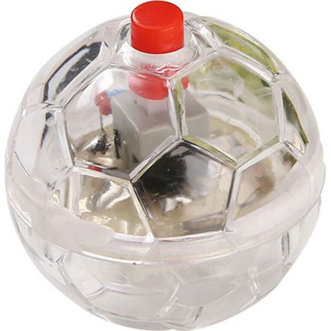 Lot de 6 balles de chasse aux fantômes pour chat, jouet interactif pour chat et chien, lumière LED, mini balle de course et de fitness (1/5)