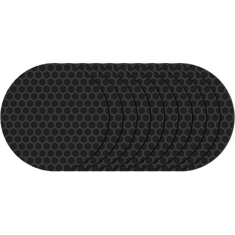 CSPARKV 10 unidades de cinta reflectante, MoreChioce, pegatinas reflectantes de 5 cm de diámetro, cinta autoadhesiva de advertencia impermeable para motocicletas y coches, pegatina antiarañazos, color
