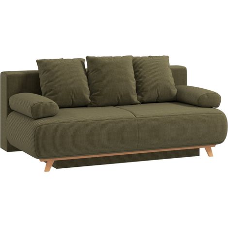 Besoin de couchage supplémentaire : canapé convertible 2-en-1 avec rangement caché et dossier réglable (1/5)