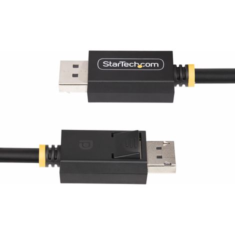 StarTech.com Câble DisplayPort 2.1 de 1m, Câble DisplayPort DP40 Certifié VESA avec UHBR10/HDR/HDCP 2.2, 8K 60Hz/4K 144Hz avec DSC 1.2a, 40Gbps, Câble DP 2.1, Cordon pour Écran/Moniteur UHD, M/M