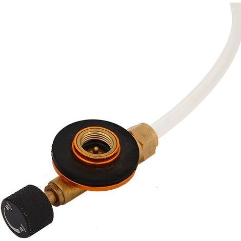 Adaptateur de connexion pour bouteille de gaz camping, raccord plat pour réservoir propane GPL (1/5)