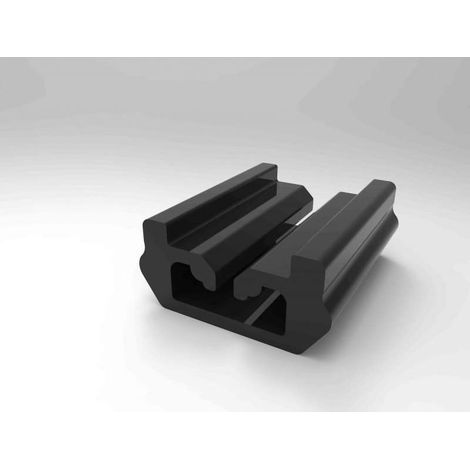 Clip pour parclose de séparation noir – Lot de 20 pièces – Assemblage rapide pour profils – Clips pour cadre – Seed