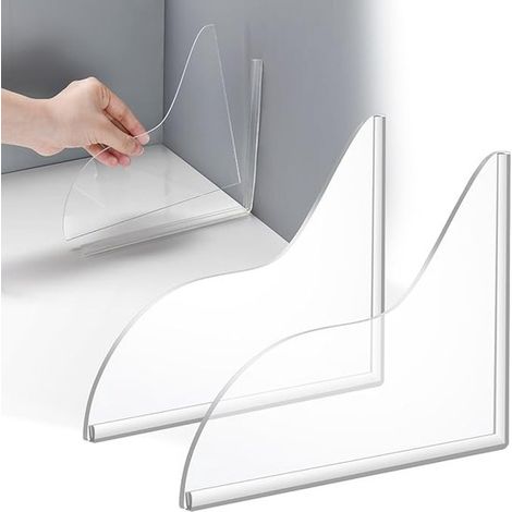 Paraspruzzi per doccia, confezione da 2, paraspruzzi in silicone per vasca da bagno, copertura autoadesiva impermeabile per doccia, impedisce all'acqua di entrare nella doccia.