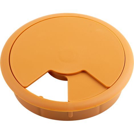 Passacavo in plastica color ciliegia da 80 mm SANS MARQUE