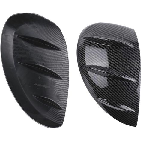 2 coques de rétroviseurs extérieurs pour BMW 11e génération (2021-2023), aspect fibre de carbone (1/5)