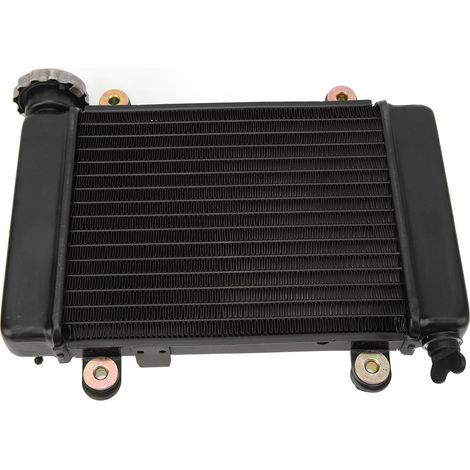 Radiateur de refroidissement à eau en alliage d'aluminium de remplacement pour véhicules tout-terrain à quatre roues motrices (VTT, tricycle, kart) 150-250 cm³