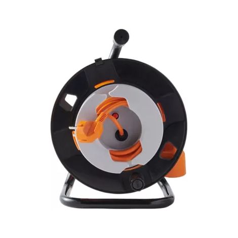Enrouleur jardin 25m H05VVF 3G1,5 + disjoncteur thermique - Dio