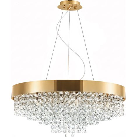 LÁMPARA TOOLIGHT APP1787-16CP BRUSH GOLD 60CM