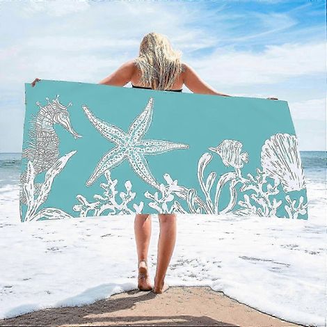 Mikrofaser-Reisehandtuch für Damen – saugfähig, schnelltrocknend, ideal für Strand, Schwimmen, Urlaub und Outdoor-Aktivitäten (1/5)