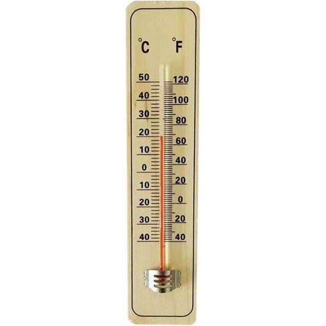 Ulisem Analog Wooden Garden Thermometer for Indoor and Outdoor Use. H3c7 Temperature Thermometer (1/4)