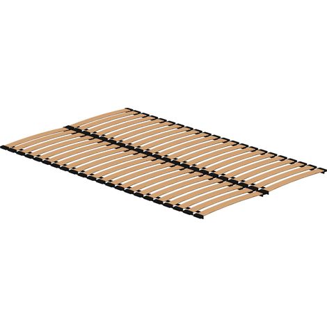 Sommier à lattes 120x200 cm – Cadre flexible en hêtre lamellé – 23 lattes pour confort optimal – Assemblage facile et durable (1/5)