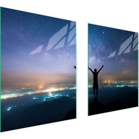 GLASSCHUTZPLATTE FÜR HERD 85x52 STERNE (1/5)
