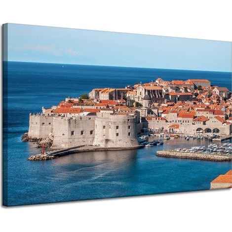 Leinwanddruck Architektur Kroatien 120x80 cm Dubrovnik Zadar Urlaub
