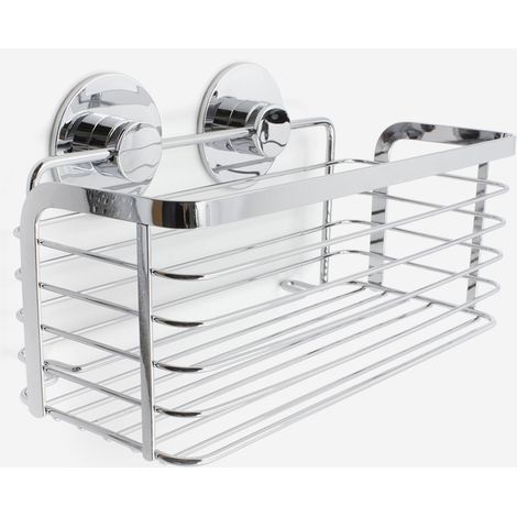 BATHBAZAAR - Panier mural en inox - Silver (1/5)