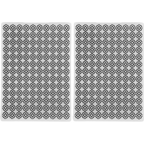 Lot de 2 pochettes à gaufrer, gabarit de gaufrage multi-usages pour loisirs créatifs en papier, gabarit de gaufrage en relief pour plastique, pochettes d'impression (1/5)