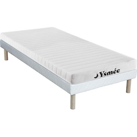 Ensemble 90 x 190 cm sommier + matelas mousse 7 zones ép.12cm - STELO KIDS de YSMÉE (1/5)