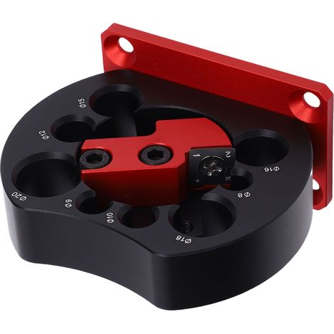 Machine à chevilles réglable 8 trous, perceuse électrique, fraisage de tige ronde, outil auxiliaire pour le travail du bois 8mm 9mm 10mm 12mm 15mm 16mm 18mm 20mm